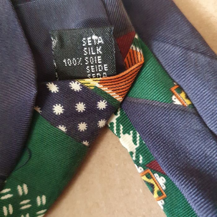 Krawat wzory jedwab (k-9)