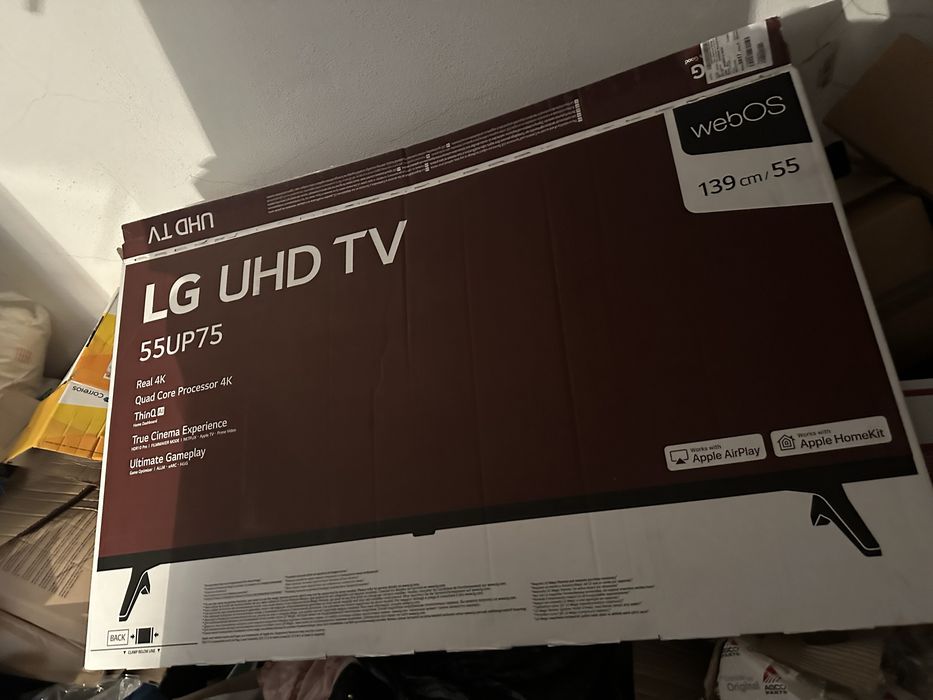 Vendo Tv LG 55 pólegadas, visor partido