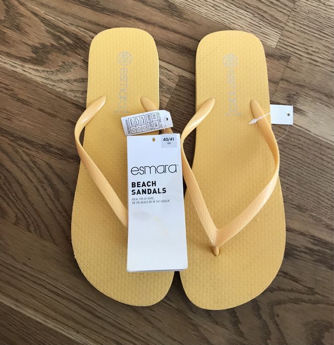 Klapki, japonki damskie Esmara 40/41