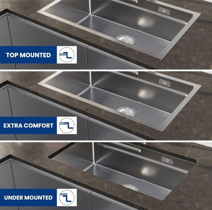 Pio / Banca de Cozinha Embutir Inox 70x44 Multifunções - Nova