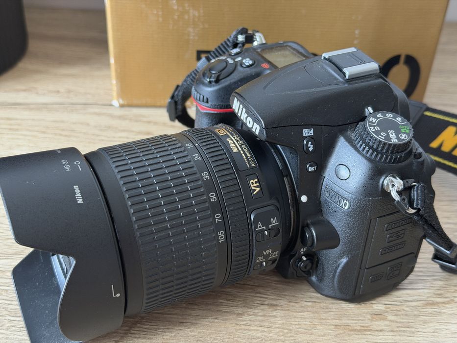 Nikon D7000 + obiektyw AF-S Nikkor 18-105 mm PRZEBIEG 3200 zdjęć!