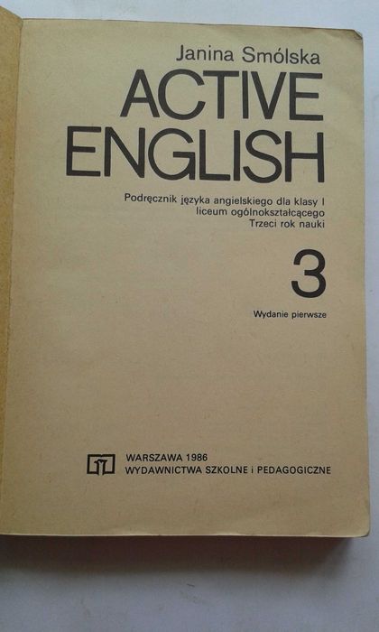 Active English 3 - Janina Smólska