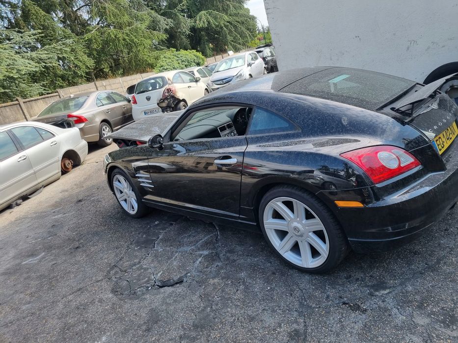 chrysler crossfire szyba drzwi prawa