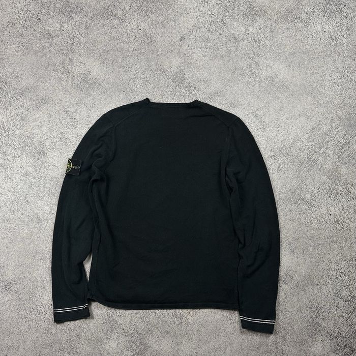 Легкий свитер Stone Island S с патчем 6615 кофта