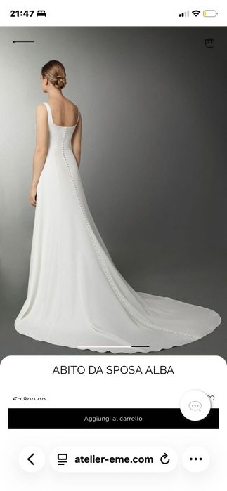 Vestido de noiva NOVO Atelier Emé (Itália)