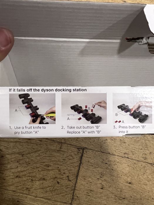 Suporte de Acessórios para Aspirador Dyson - Novo
