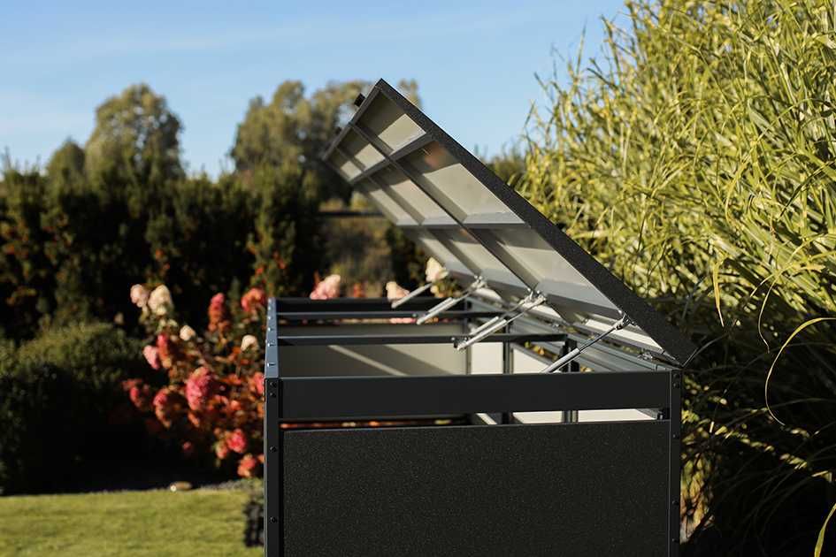 Zabudowy koszy Top Box Obudowy koszy na śmieci 3x120L Premium