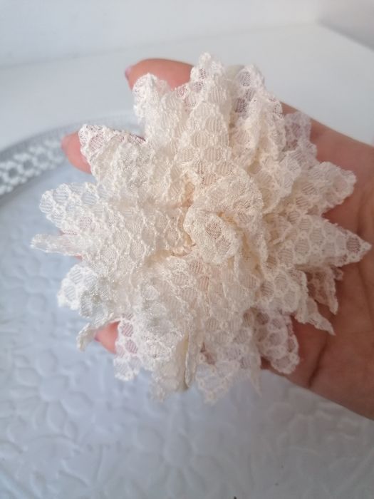 Opaska wianek wianuszek chrzest chrzciny kwiatki sesja boho