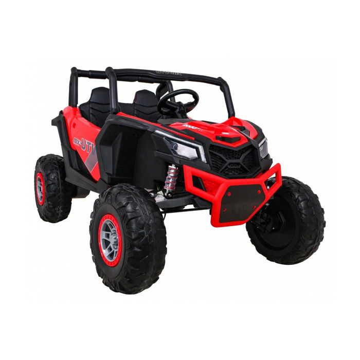 Pojazd elektryczny Buggy UTV-MX  dla dzieci Czerwony + Napęd 4x4