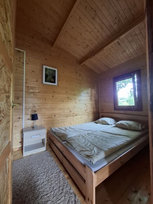 Domek na Mazurach nad jeziorem Dejguny