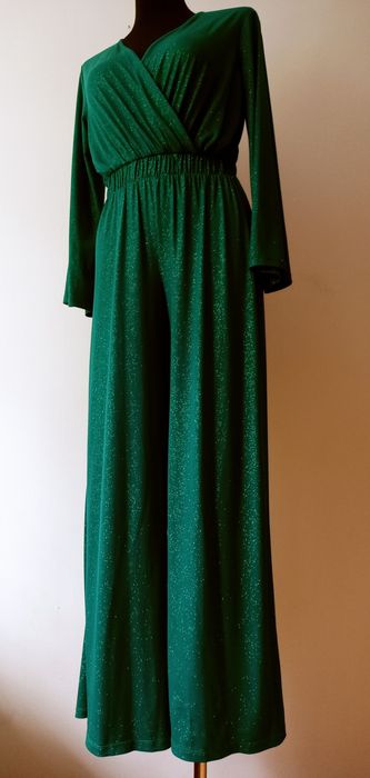 Kombinezon zielony/brokat S/M