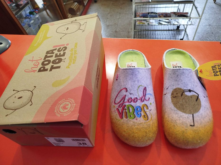 Pantufas Hot Potatoes Nº38
