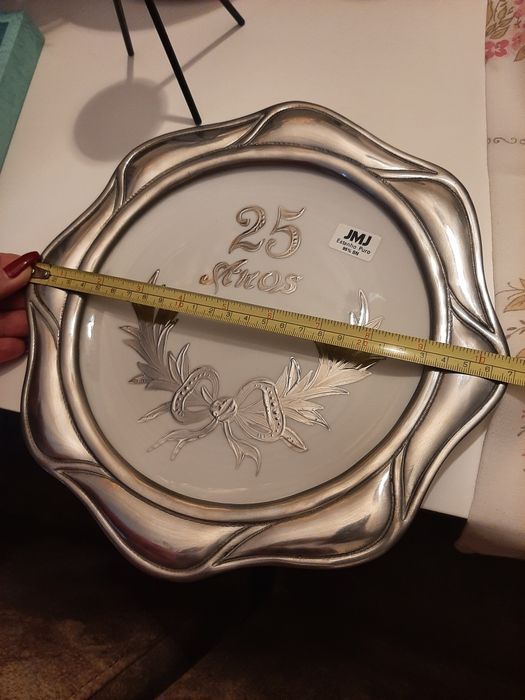 Prato de 25 anos casamento