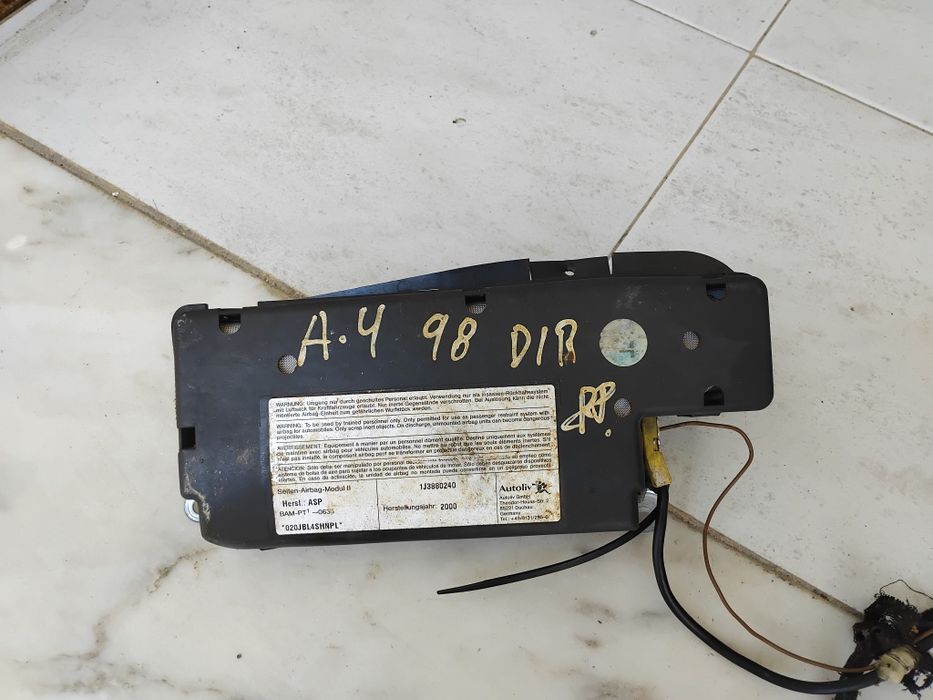 Airbag bancos audi a4