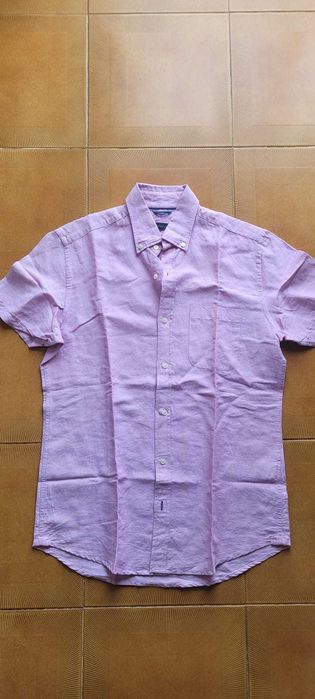 Camisa Cortefiel (Cor de Rosa, manga curta)