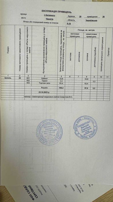 Комерційне приміщення 100 м2 в ЖК ОЛЕКСАНДРІВСЬКИЙ