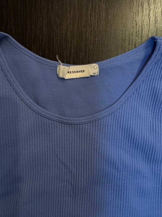Боді Reserved в рубчик. Розмір M/L. Блакитний колір