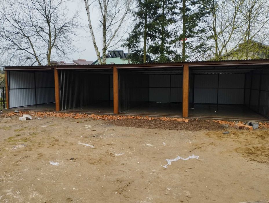 garaż blaszany 12x5 garaż blaszak garaze blaszane 5x7 7x6 5x5 profil  producent garaże