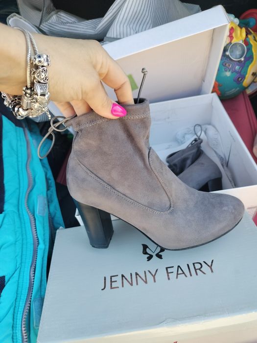 Buty botki szare Vinceza