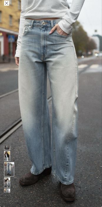 Zara baggy джинси 34, zara baggy 8727/240/406джинсы 34