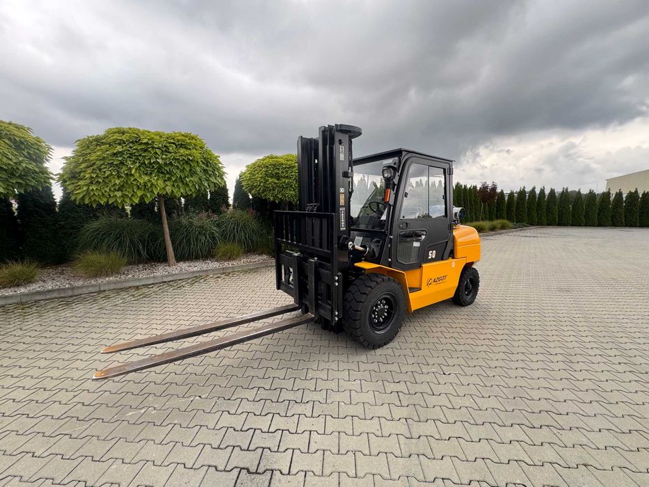 Wózek Widłowy z Kabiną Hangcha Seria R 5,0T 5,0M CPQYD50-RXW57 GM 165Mth