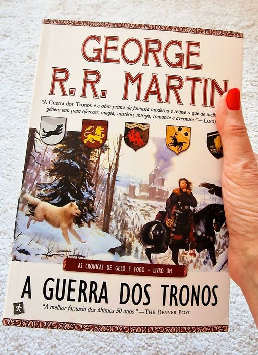 Saga da Guerra  dos Tronos - As crónicas do Gelo e do Fogo - George RR. Martin (V1 e V10)