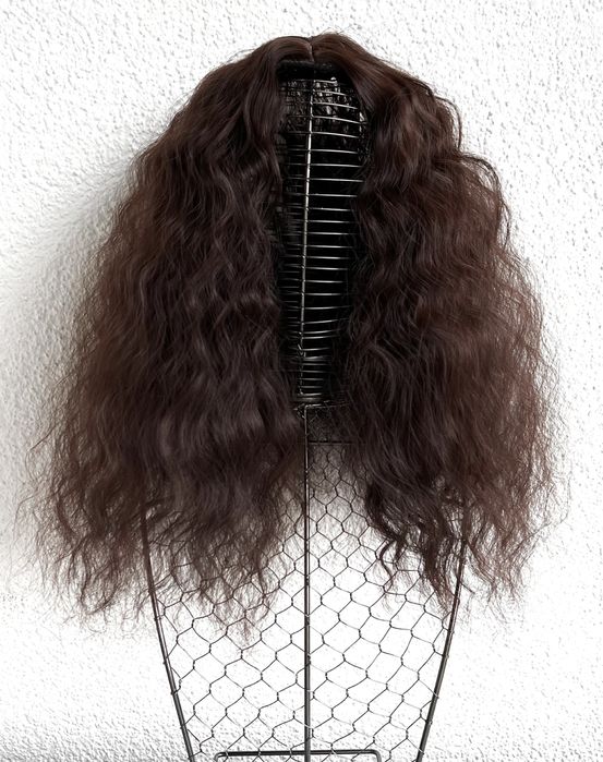 Premium Ultra włosy doczepiane, brązowy, topper, tupet 102.