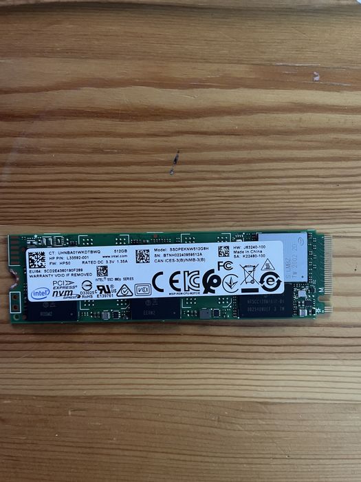 SSD M2 NVME 512 gb 95%