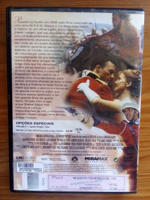As Quatro Penas Brancas - Heath Ledger, Kate Hudson, Wes Bentley