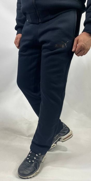 Мужские спортивные штаны Puma зимние теплые на флисе