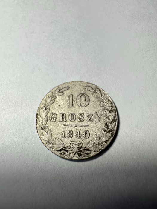 Moneta 10 groszy 1840 rok