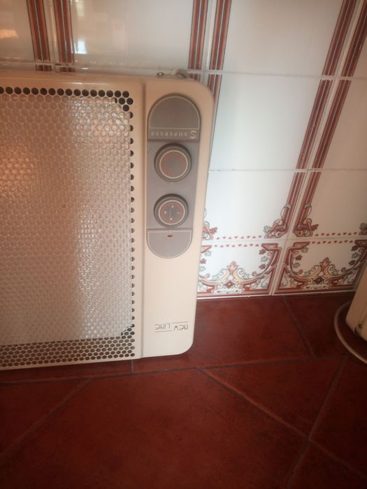 Aquecedor radiador irradiador não queima o ar new line em óptimo estad