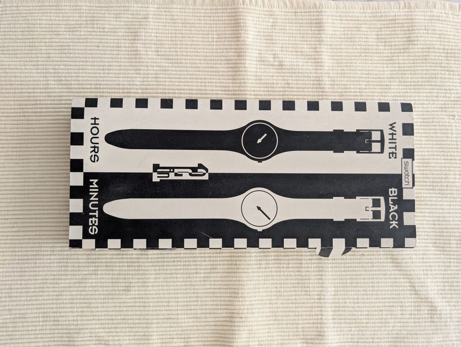 Swatch Olympic Atlanta 1996 Black & White Set – 2 Watches – NOS