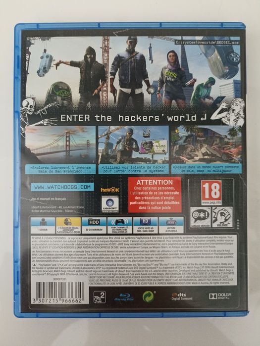 Watch Dogs 2 PS4