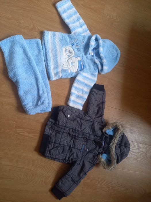 Zestaw kurtka jesienna 86 + polarowy dresik