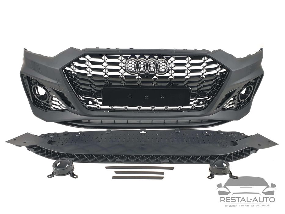 Передний бампер Audi A5 B9 2021-2023 стиль Audi RS5 новый ауди а5