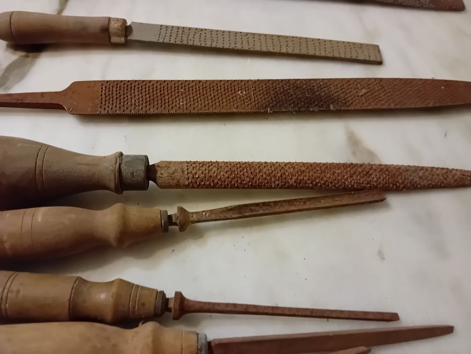 Conjunto de Limas e Grosas de Carpintaria Antigas