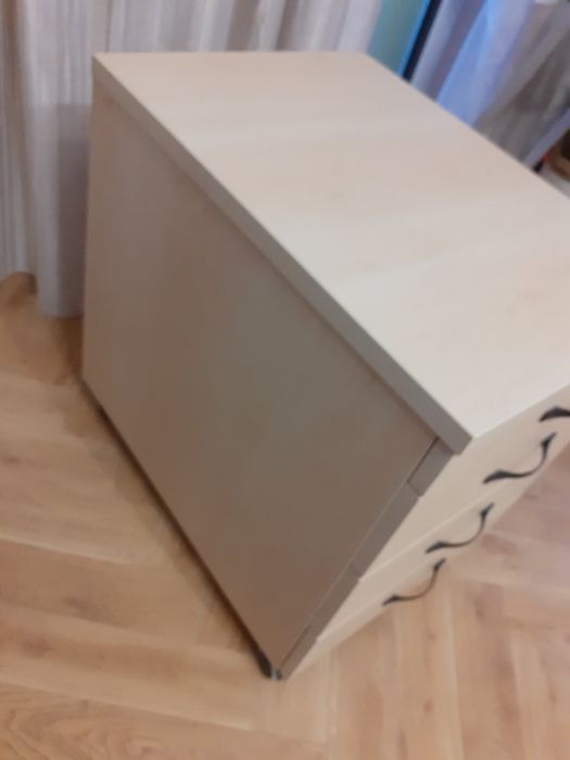 Kontenerek  na kółkach 4 szuflady, 44 x 60 x 60