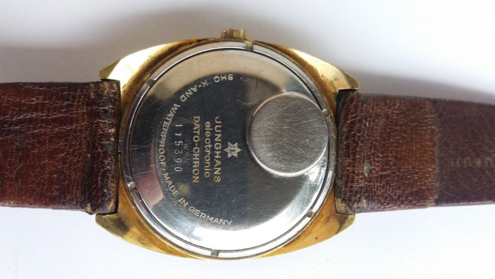 Zegarek Złoty Junghans Electronic Dato-Chron!