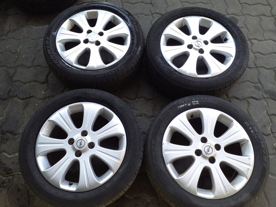 Jantes Opel R16 Com Pneus 195/55 Furação 4X100