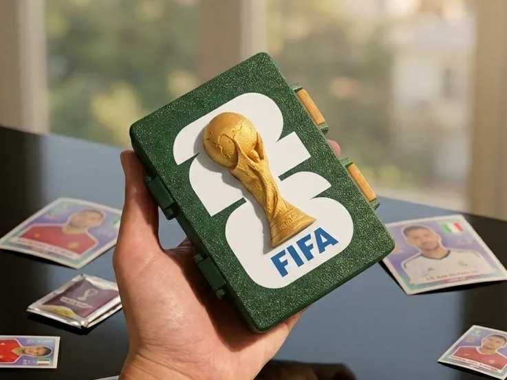 Caixa para cromos do mundial