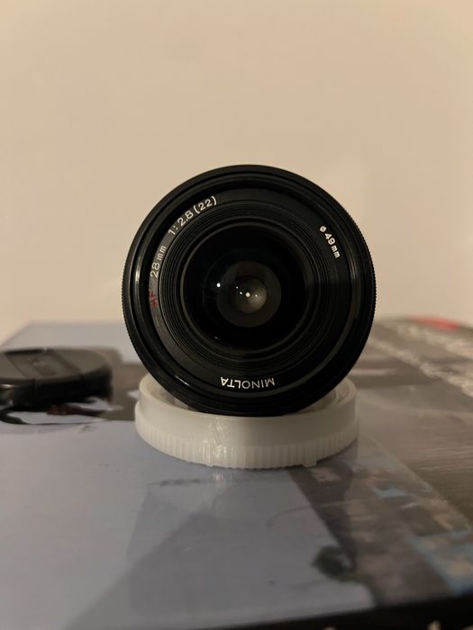 Lente Minolta AF 28mm f2.8 (mount sony A/Minolta)