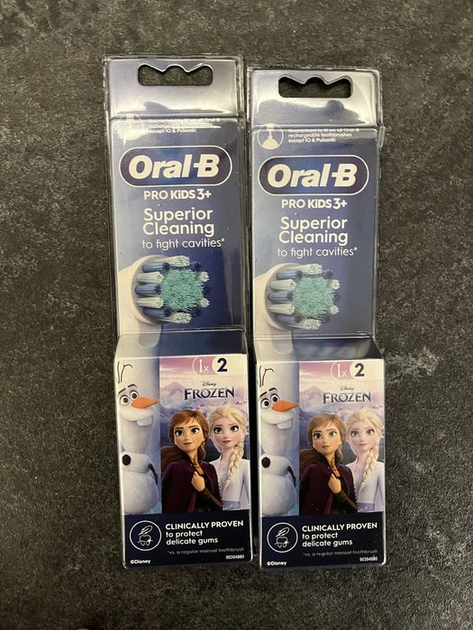 Frozen oral b wymienne szczoteczki nowe