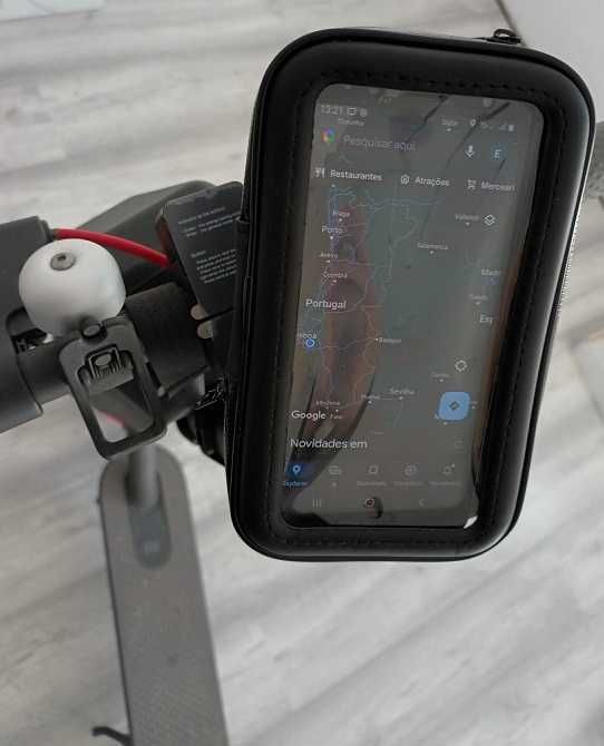 Suporte de telemóvel para Bicicleta Moto e Trotinete