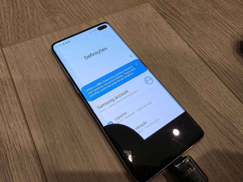 Samsung  S10 plus partido