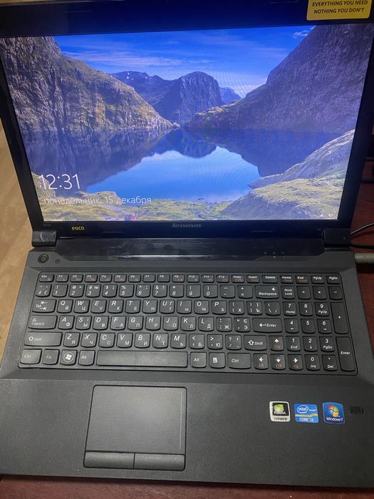 Lenovo B580|Core i3|8GB RAM|SSD 512GB | GeForce 610M | Windows 10