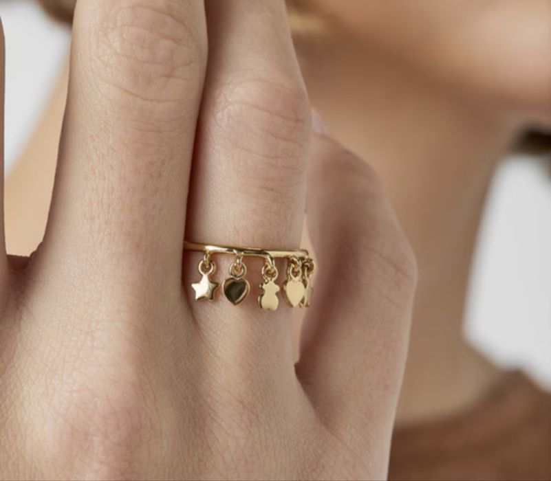 Срібна Каблучка Tous Vermeil 18K, Cool Joy, 12 Розмір