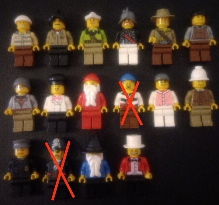 14 Minifiguras compatíveis Lego