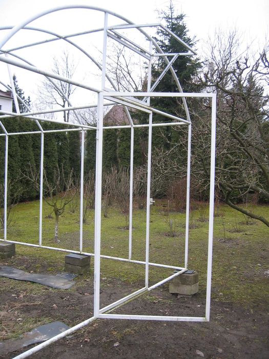 Szklarnia ogrodowa dł. 6m,szr.3m,wys.2,55m piękna masywna stabilna