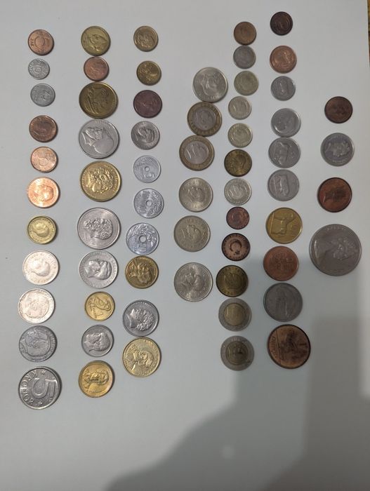 Монеты Гибралтар,Ирландия,Турция,Греция,Швеция